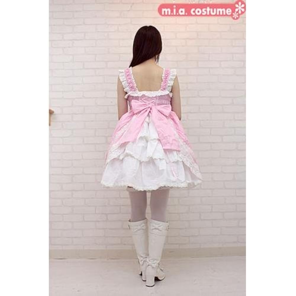 ジャンパースカート　ピンク　Ｍサイズ Amazon.co.jp: [m.i.a] シャーリングジャンパースカート サイズ